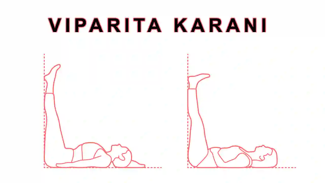 Viparita Karani Yoga Pose